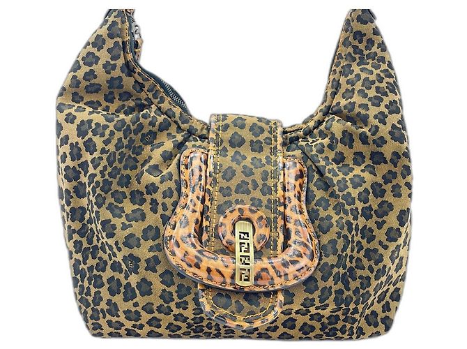 Borsa a tracolla Fendi marrone - vista 2