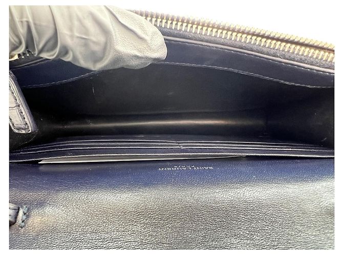 Borsa a tracolla Yves Saint Laurent Kate Blu navy - vista 12