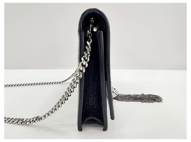 Borsa a tracolla Yves Saint Laurent Kate Blu navy - vista 5