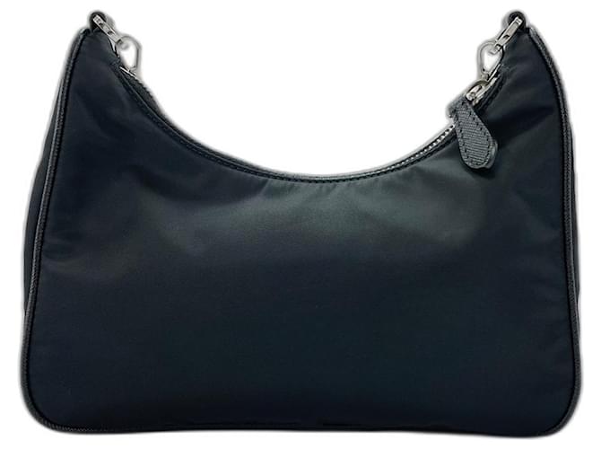 Prada Borsa a spalla PRADA Re-Edition Nero - vista 2