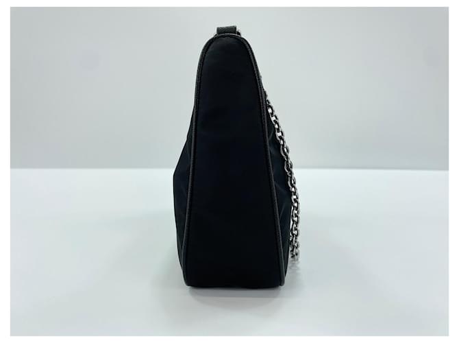 Prada Borsa a spalla PRADA Re-Edition Nero - vista 4