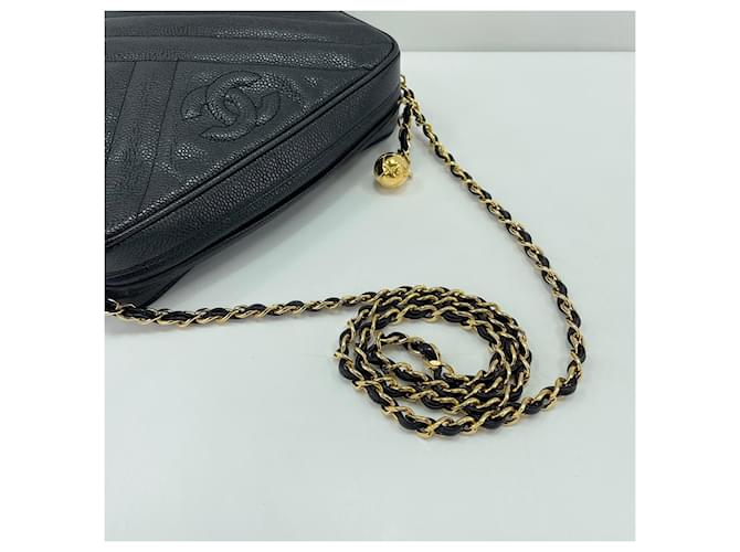 Borsa a tracolla Chanel nera Nero - vista 10