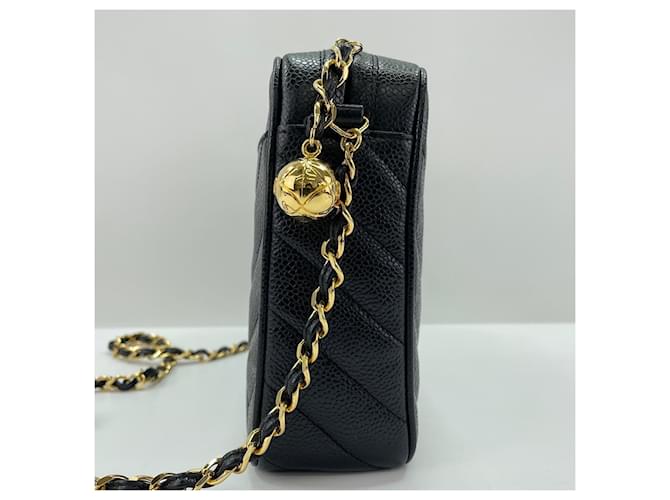 Borsa a tracolla Chanel nera Nero - vista 5