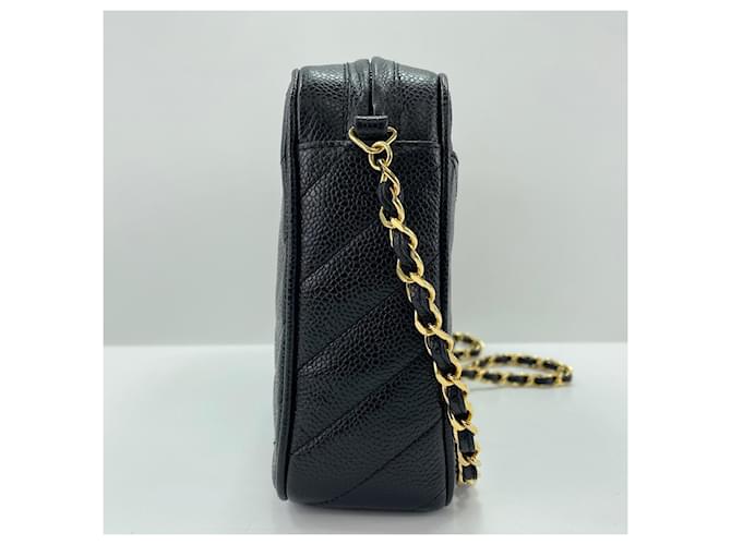 Borsa a tracolla Chanel nera Nero - vista 6