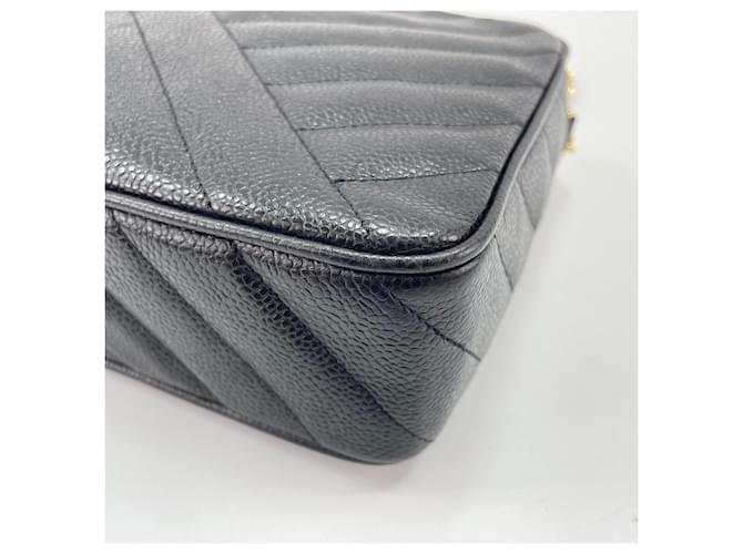 Borsa a tracolla Chanel nera Nero - vista 8