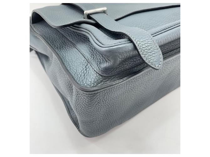 Hermès Borsa a tracolla Hermes Steve Wright in Gray Marrone - vista 8