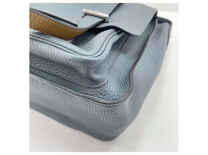 Hermès Borsa a tracolla Hermes Steve Wright in Gray Marrone - vista 9