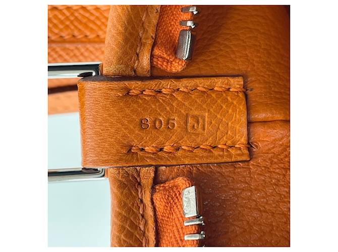 Hermès Borsa a tracolla Hermes Berlingo PM Arancione - vista 13