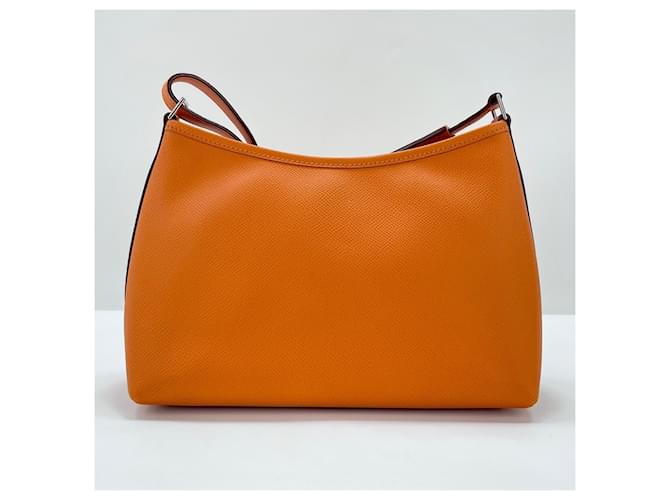 Hermès Borsa a tracolla Hermes Berlingo PM Arancione - vista 4