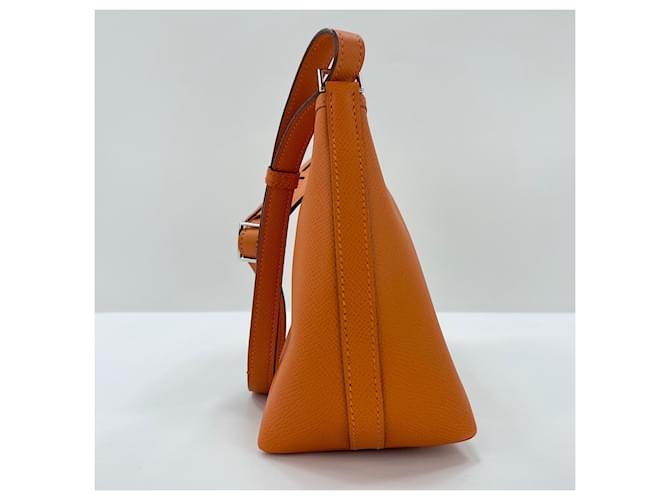 Hermès Borsa a tracolla Hermes Berlingo PM Arancione - vista 6