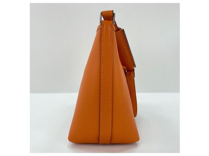Hermès Borsa a tracolla Hermes Berlingo PM Arancione - vista 7