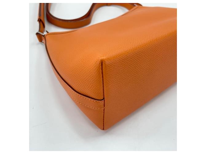 Hermès Borsa a tracolla Hermes Berlingo PM Arancione - vista 9