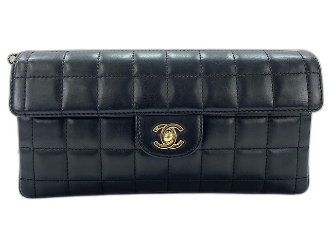 Borsa a tracolla Chanel Chocolate Bar Nero - vista 2