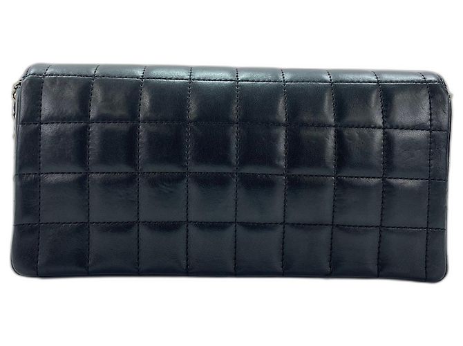 Borsa a tracolla Chanel Chocolate Bar Nero - vista 3