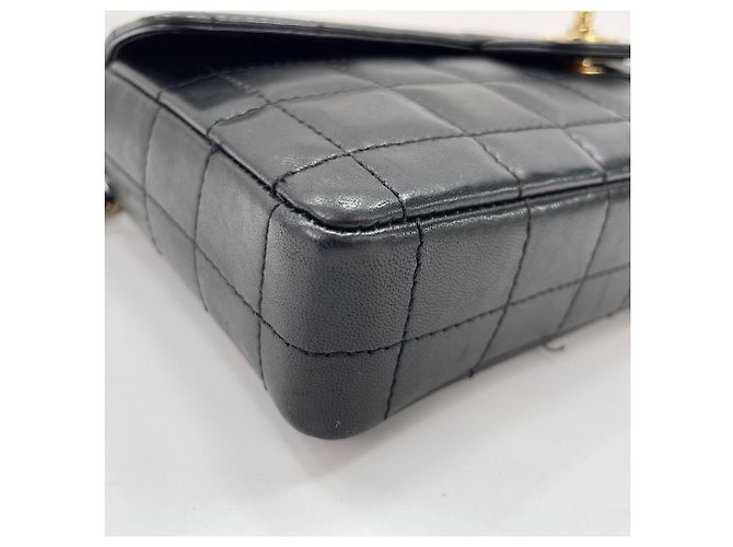 Borsa a tracolla Chanel Chocolate Bar Nero - vista 8
