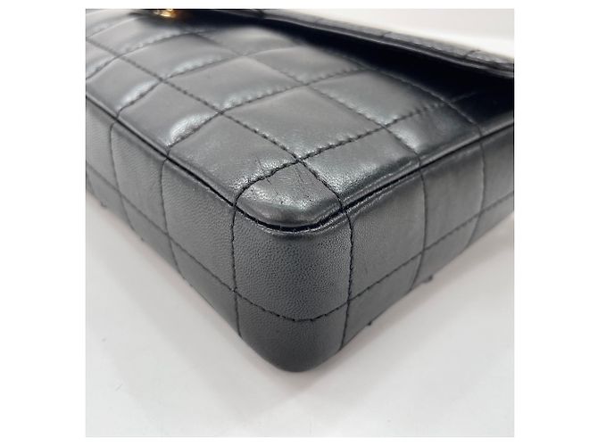 Borsa a tracolla Chanel Chocolate Bar Nero - vista 9