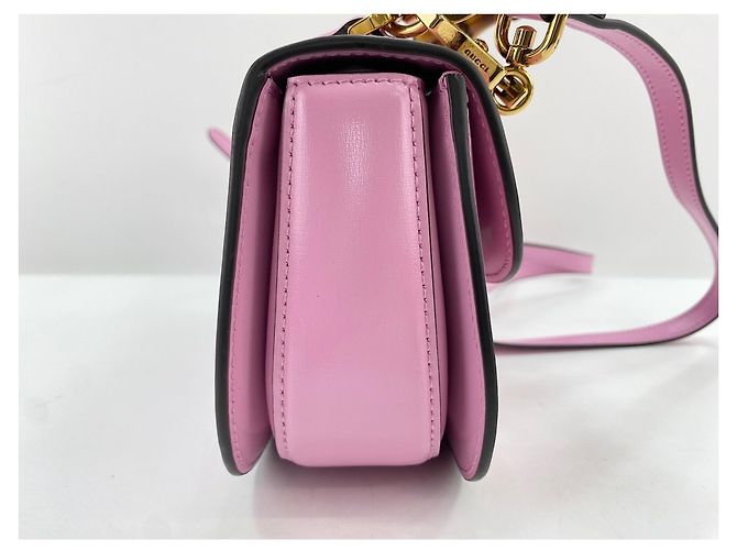 Borsa Gucci Bamboo in rosa - vista 5