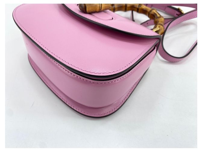 Borsa Gucci Bamboo in rosa - vista 8