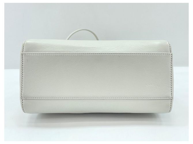 Borsa a mano Fendi Peekaboo Mini in White Bianco - vista 5