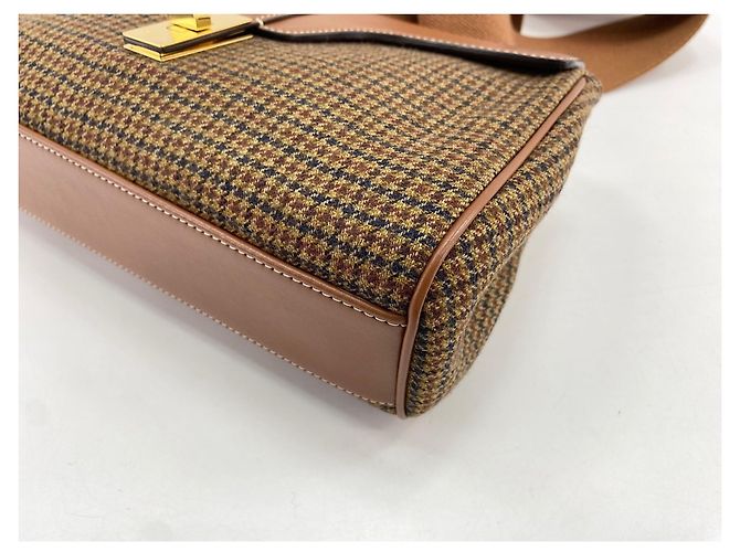 Céline Borsa a tracolla Celine Teen Soft 16 Marrone - vista 8