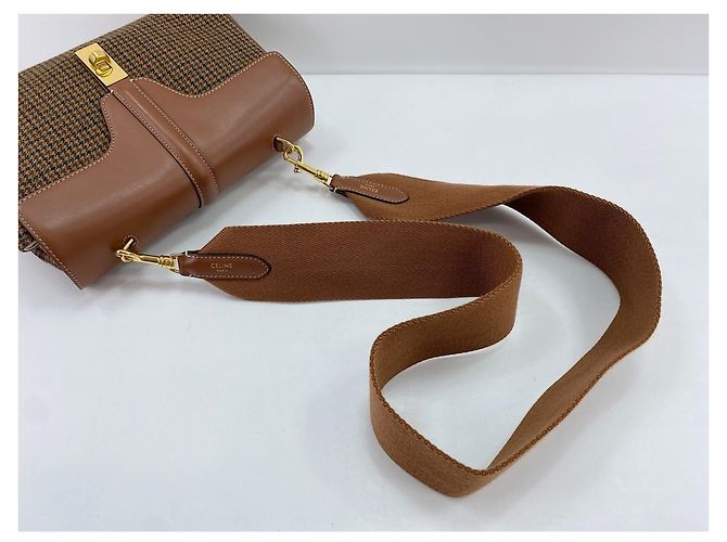 Céline Borsa a tracolla Celine Teen Soft 16 Marrone - vista 9