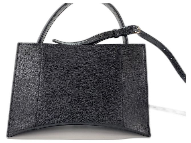 Borsa a tracolla Balenciaga Hourglass in nero - vista 2