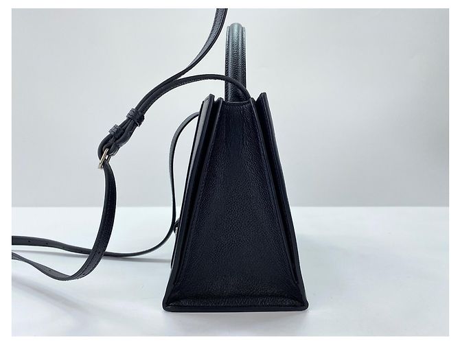 Borsa a tracolla Balenciaga Hourglass in nero - vista 5