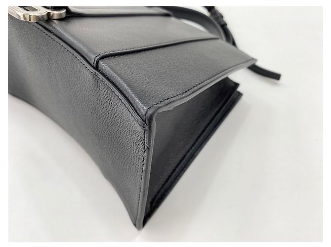 Borsa a tracolla Balenciaga Hourglass in nero - vista 7