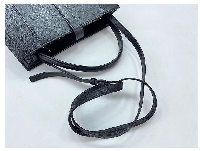 Borsa a tracolla Balenciaga Hourglass in nero - vista 9