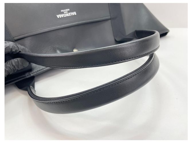 Borsa Tote Balenciaga Biarritz Medium Nero - vista 9
