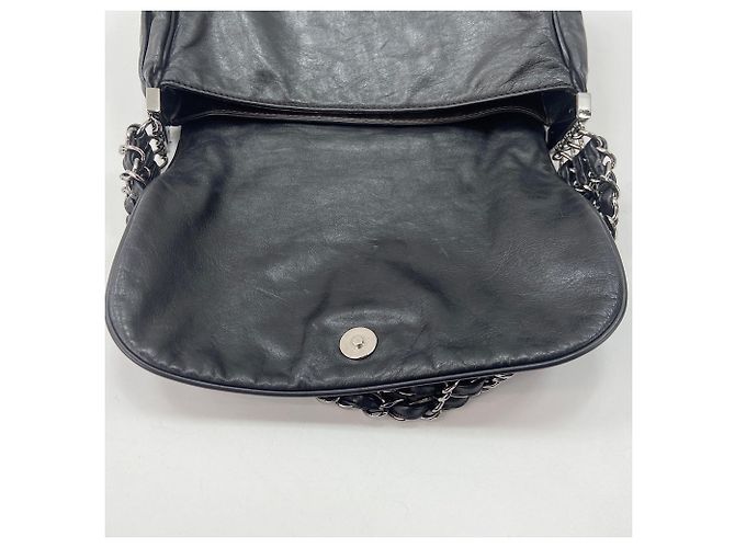 Borsa a tracolla Chanel in nero - vista 12