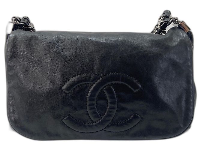 Borsa a tracolla Chanel in nero - vista 2