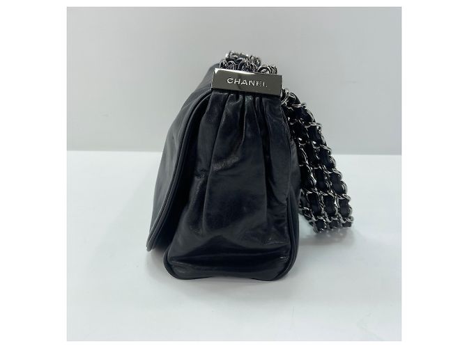 Borsa a tracolla Chanel in nero - vista 5