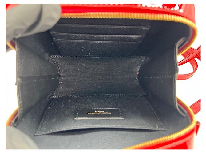 Borsa a tracolla Yves Saint Laurent Vicky Rosso - vista 10