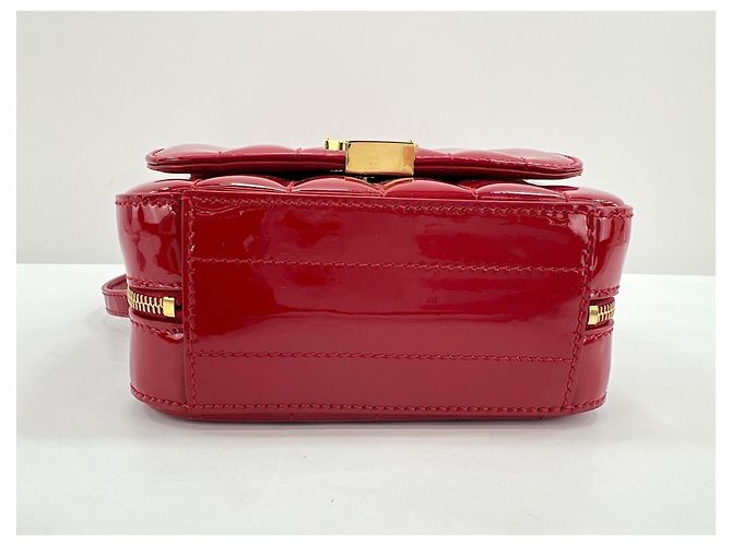 Borsa a tracolla Yves Saint Laurent Vicky Rosso - vista 6