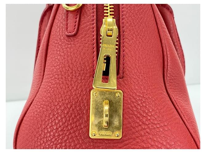 Bolso Tote Prada Rojo Roja - vista 10