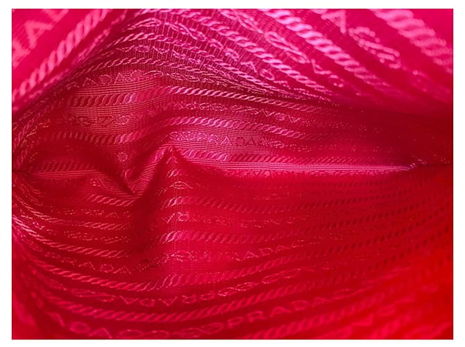 Bolso Tote Prada Rojo Roja - vista 12