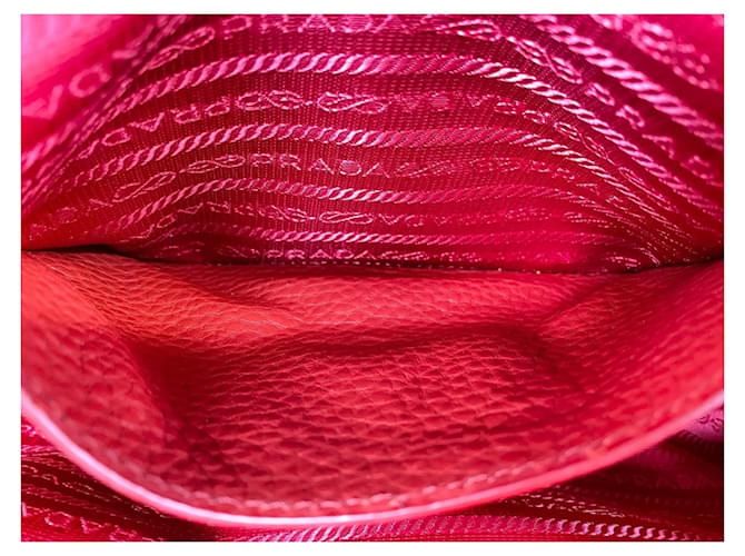 Bolso Tote Prada Rojo Roja - vista 13