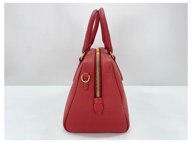 Bolso Tote Prada Rojo Roja - vista 4