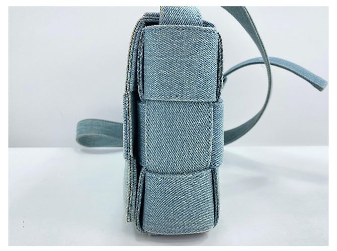 Borsa a tracolla Bottega Veneta Cassette - Blue - vista 6