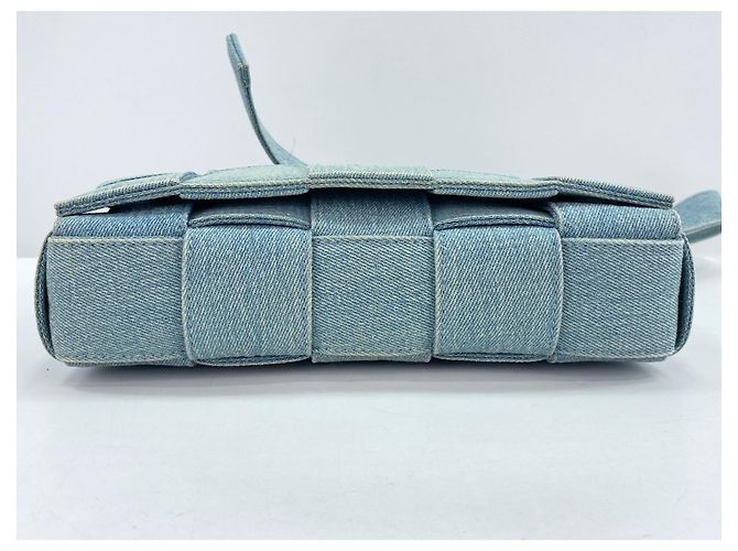Borsa a tracolla Bottega Veneta Cassette - Blue - vista 7