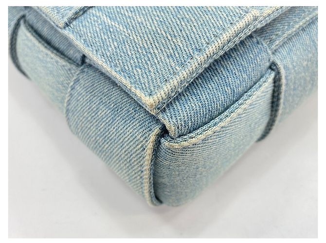 Borsa a tracolla Bottega Veneta Cassette - Blue - vista 9