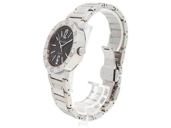 Bulgari Orologio da uomo Bvlgari BB38SS quadrante nero - vista 2