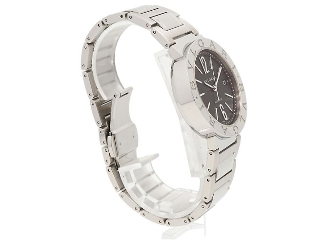 Bulgari Orologio da uomo Bvlgari BB38SS quadrante nero - vista 3