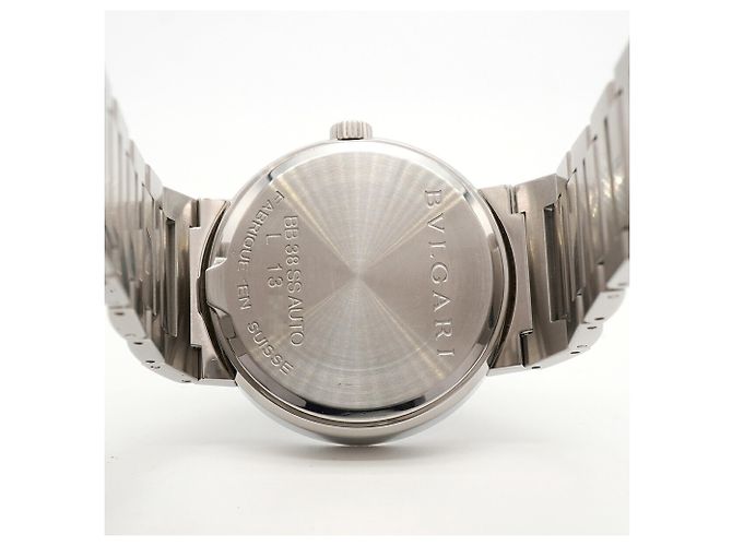 Bulgari Orologio da uomo Bvlgari BB38SS quadrante nero - vista 5