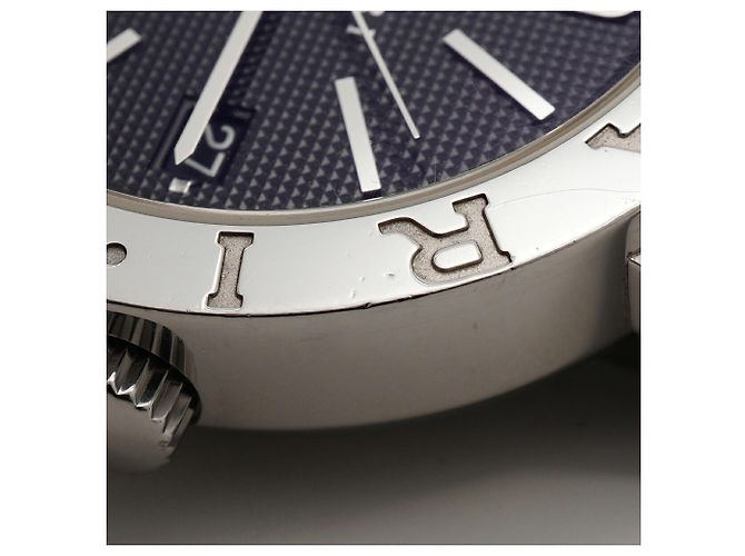 Bulgari Orologio da uomo Bvlgari BB38SS quadrante nero - vista 8