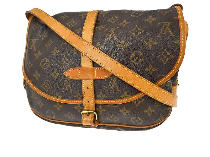 Louis Vuitton Saumur Monogram 30 Marrone - vista 2