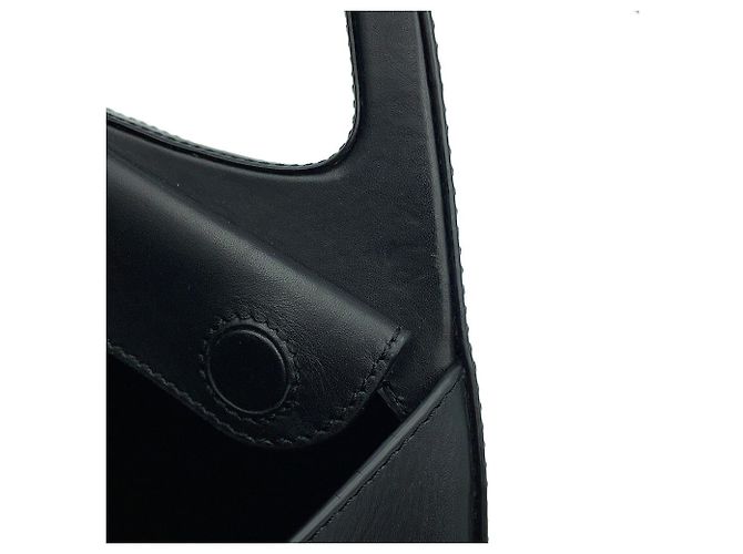 Borsa Loewe Architect A in vitello nero - vista 13
