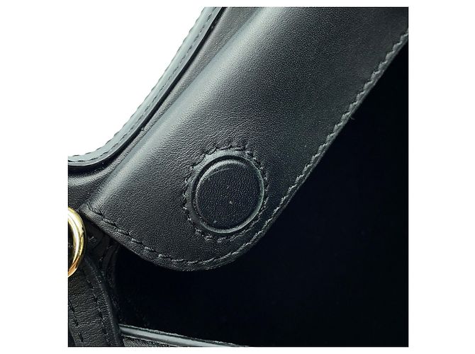 Borsa Loewe Architect A in vitello nero - vista 14