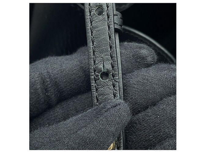Borsa Loewe Architect A in vitello nero - vista 16